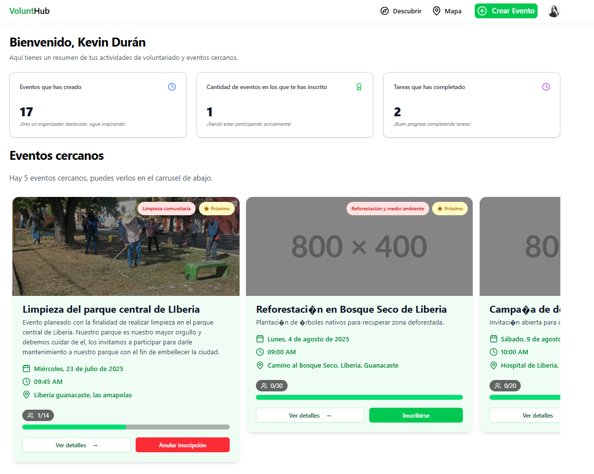 VoluntHub - Captura 2